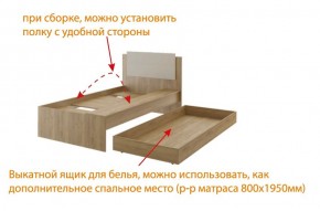 Дуглас (подростковая) М14 Кровать в Ханты-Мансийске - hanty-mansiysk.mebel-74.com | фото