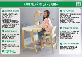 Комплект растущий стол и стул с чехлом 38 попугаев «Вуди» (Белый, Белый, Салют) в Ханты-Мансийске - hanty-mansiysk.mebel-74.com | фото