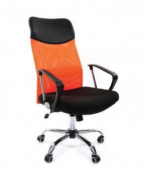 Кресло для руководителя CHAIRMAN 610 N (15-21 черный/сетка оранжевый) в Ханты-Мансийске - hanty-mansiysk.mebel-74.com | фото
