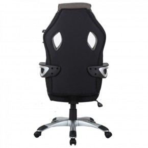 Кресло компьютерное BRABIX Techno GM-002 (ткань) черное/серое, вставки белые (531815) в Ханты-Мансийске - hanty-mansiysk.mebel-74.com | фото