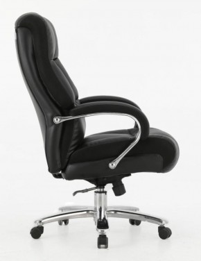 Кресло офисное BRABIX PREMIUM "Bomer HD-007" (рециклированная кожа, хром, черное) 531939 в Ханты-Мансийске - hanty-mansiysk.mebel-74.com | фото