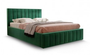 Кровать "Вена" 1600 СТАНДАРТ Вариант 1 Мора зеленый + бельевой ящик с кроватным основанием и подъемным механизмом в Ханты-Мансийске - hanty-mansiysk.mebel-74.com | фото