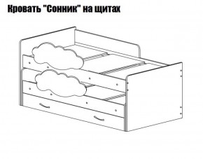 Кровать выкатная Соник (800*1900) в Ханты-Мансийске - hanty-mansiysk.mebel-74.com | фото