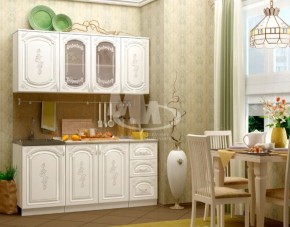 ЛИЗА-2 Кухонный гарнитур 1,7 Белый глянец холодный в Ханты-Мансийске - hanty-mansiysk.mebel-74.com | фото