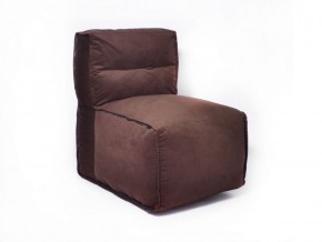 Прямое модульное бескаркасное кресло Комфорт (Шоколад велюр) в Ханты-Мансийске - hanty-mansiysk.mebel-74.com | фото