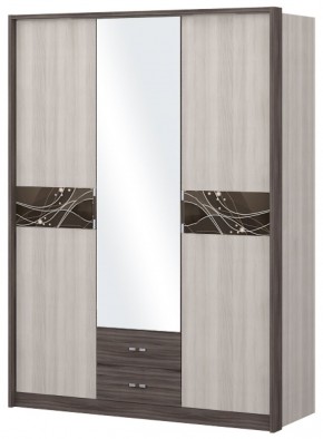 Шкаф 3-х дверный с зеркалом Шк68.2 МС Николь в Ханты-Мансийске - hanty-mansiysk.mebel-74.com | фото
