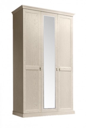 Шкаф 3-х дверный (с зеркалом) для платья и белья Венеция дуб седан (ВНШ1/3) в Ханты-Мансийске - hanty-mansiysk.mebel-74.com | фото