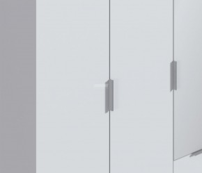Шкаф 5-ти дверный Николь СБ-2594/1 (Белый) в Ханты-Мансийске - hanty-mansiysk.mebel-74.com | фото