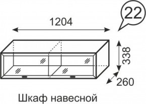 Шкаф навесной Венеция 22 бодега в Ханты-Мансийске - hanty-mansiysk.mebel-74.com | фото