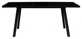 Стол ФИН 120 Черный, стекло/ Черный каркас М-City в Ханты-Мансийске - hanty-mansiysk.mebel-74.com | фото