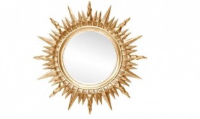 Зеркало круглое золото (1810(1) в Ханты-Мансийске - hanty-mansiysk.mebel-74.com | фото
